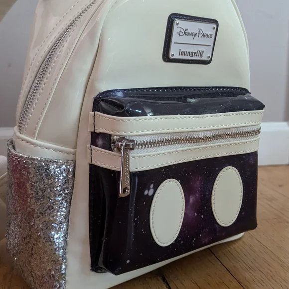 Loungefly Disney Space Mountain Mickey Mouse Main Attraction Backpack BNWT - Picture 8 of 11